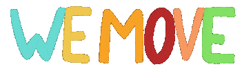 We Move Sticker
