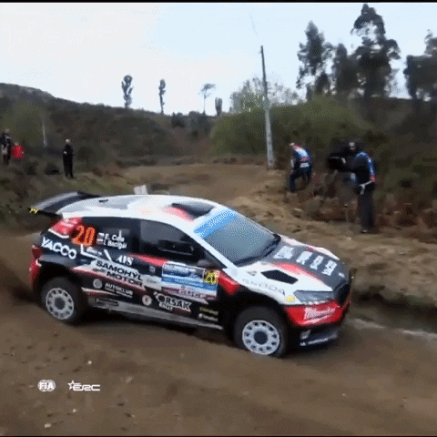 Rolling On My Way GIF by FIA European Rally Championship
