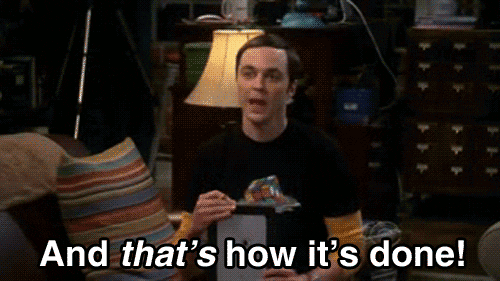  big bang theory jim parsons and thats how its done GIF