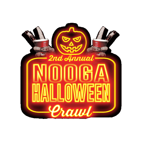 Halloween Crawl Sticker by Nooga Nightlife