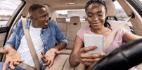 Woman Watching Phone GIF