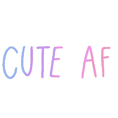 Typography Sticker
