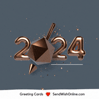 Happy New Year Dance GIF by sendwishonline.com