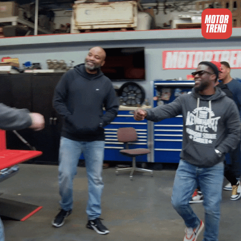 Kevin Hart Fist Bump GIF by MotorTrend