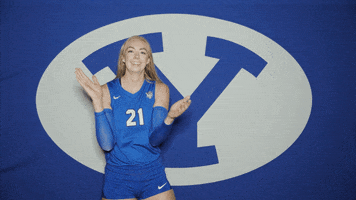 Lets Go Celebration GIF by BYU Cougars