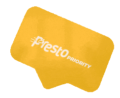 Delivery Priority Sticker by prestofood
