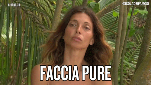 Isola13 Mancini GIF by Isola dei Famosi - Find & Share on GIPHY