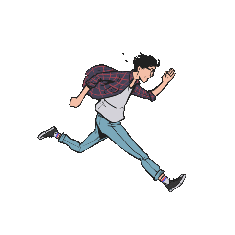 Run Running Sticker