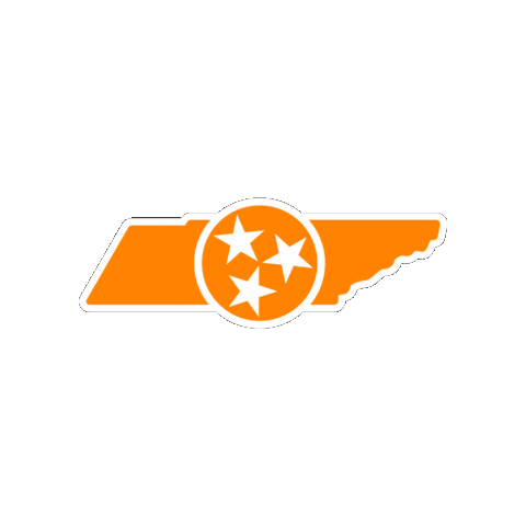 Tennessee Volunteers Star Sticker by Tennessee Athletics