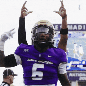 Football Celebrating GIF by JMUDukes