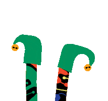 Christmas Elf Sticker