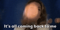 It's all coming back to me