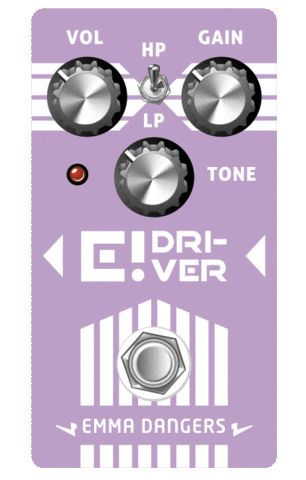 Guitar Pedal Emmadangers Sticker