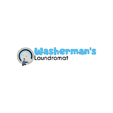 Washermans Laundromat Sticker