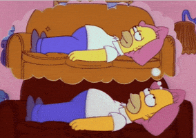 Tired Homer Simpson GIF