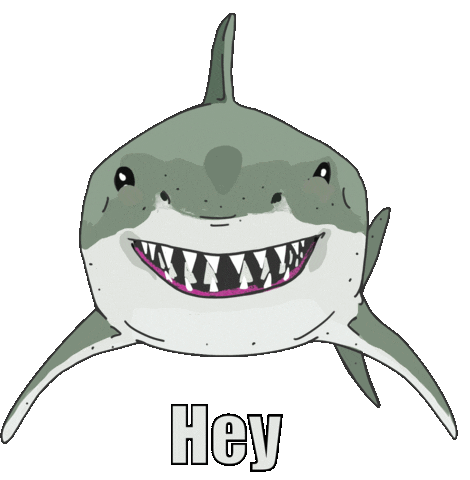 Happy Heart Sticker by Shark Week