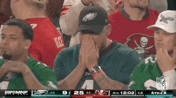Stressed Philadelphia Eagles GIF by NFL