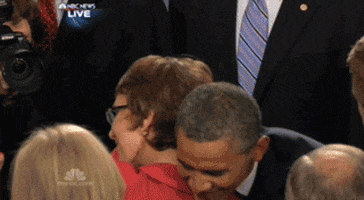 obama hug GIF
