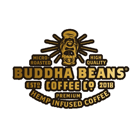 Cbd Coffee Sticker by buddhabeanscoffee