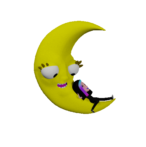 Moon Sleep Sticker