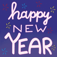 Happy New Year GIF by patriciaoettel.illustration