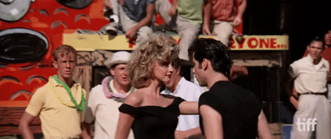 John Travolta Grease GIF by TIFF - Find & Share on GIPHY