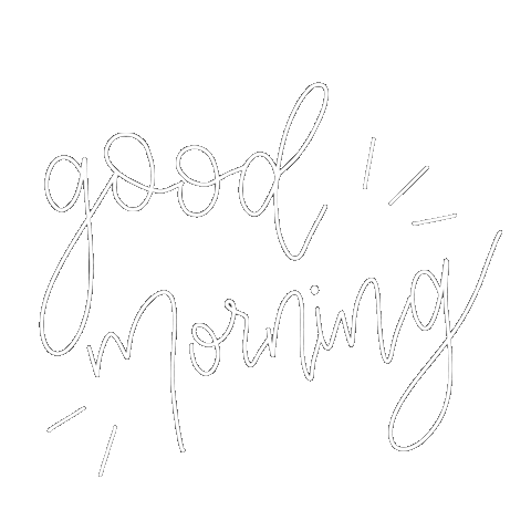 Good Morning Sticker