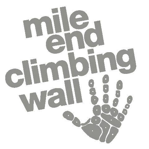 Mile End Climbing Wall Sticker