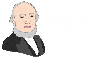 Ivar Aasen Nynorsk Sticker by Noregs Mållag