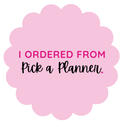 Pick a Planner Sticker