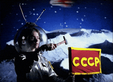 Soviet Union Moon GIF by Jason Clarke