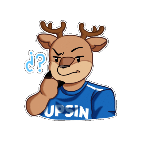 Dudoso Cervus Sticker by Upsin
