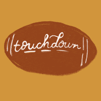 Super Bowl Football GIF by BrittDoesDesign