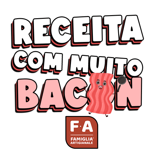 Pig Bacon Sticker by FA Defumados