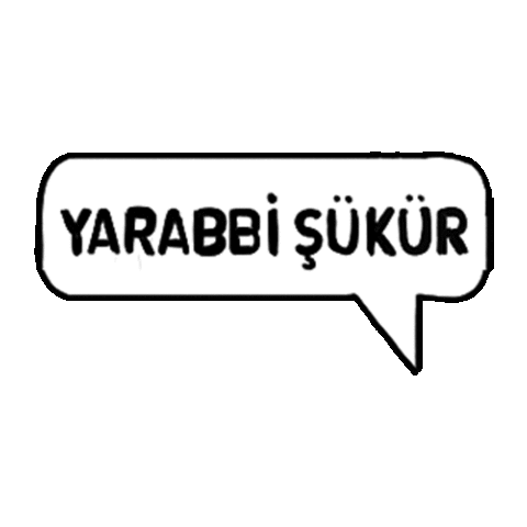 Yarabbi Şükür Sticker by byaslismaslis