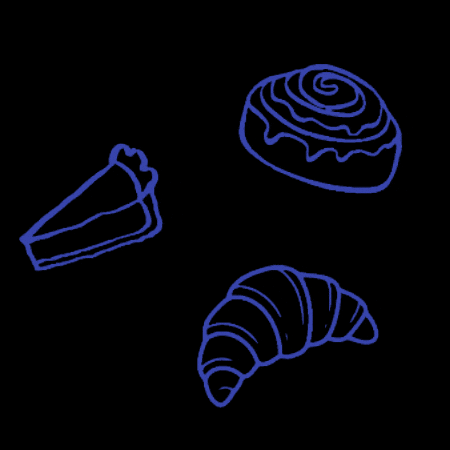 Cheesecake Croissant GIF by Charline Steuckers Design