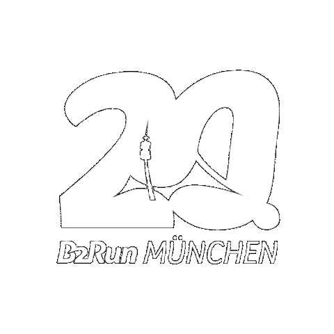 Jubiläum Firmenevent Sticker by B2Run