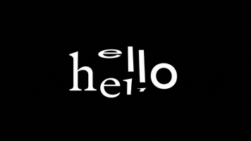 motherdesign hello design hi typography GIF