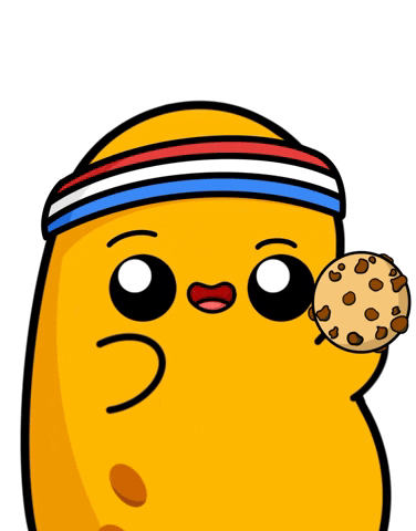 Cookie Time Workout GIF by lilpotates