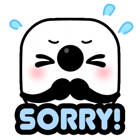 Sorry Sticker by 17LIVE
