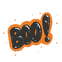Halloween Boo Sticker
