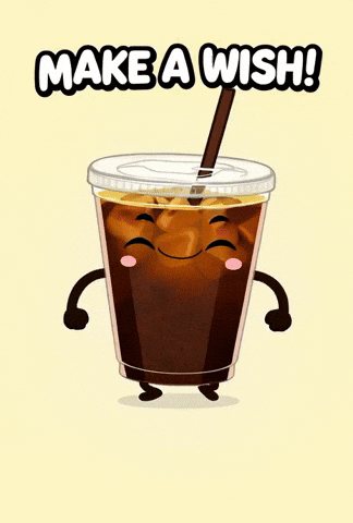 Excited Coffee GIF