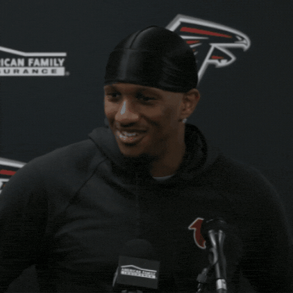 Happy Chuckle GIF by Atlanta Falcons