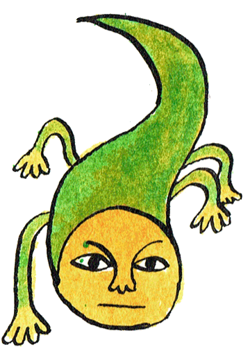 Worm Coming Over Sticker