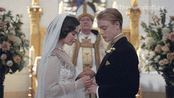 Lily James Wedding GIF by Amazon Prime Video