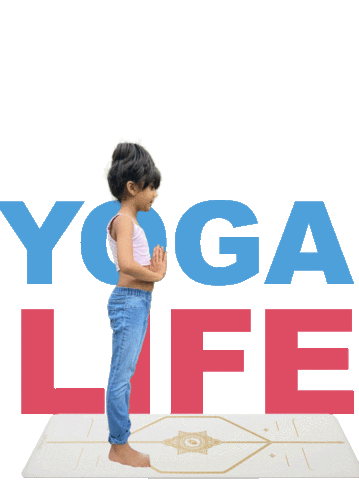 Yoga Life Sticker by da sachin