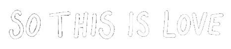 This Is Love Text Sticker