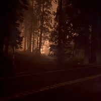 Crews Battle Caldor Fire Overnight as it Rages Toward South Lake Tahoe