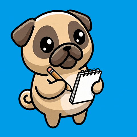 Drawing Write That Down GIF by Pugs