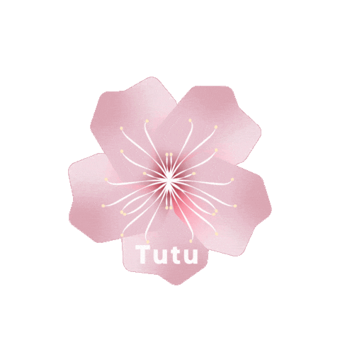 Pink Fruit Sticker by Tutu Flavors